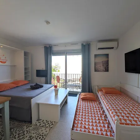 Terrasse Clim Wifi Park Appartement Palavas-les-Flots